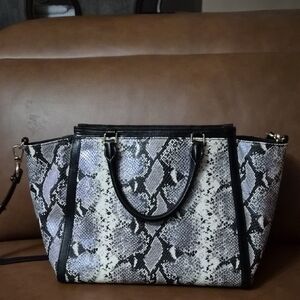 Brahmin Taylor Moonscape Willougby Snakeskin Tote